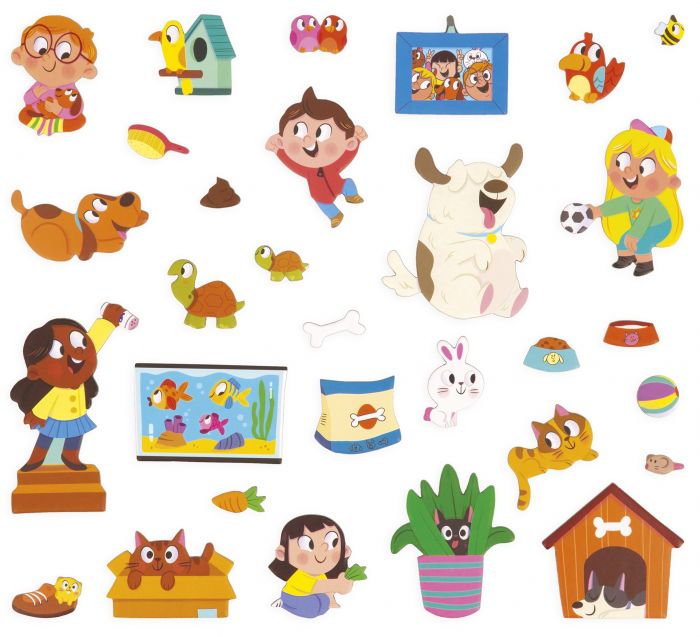 Магнітні історії Janod Домашні тварини