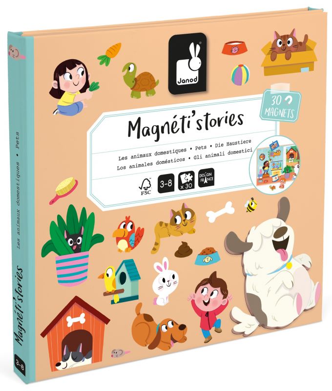 Магнітні історії Janod Домашні тварини