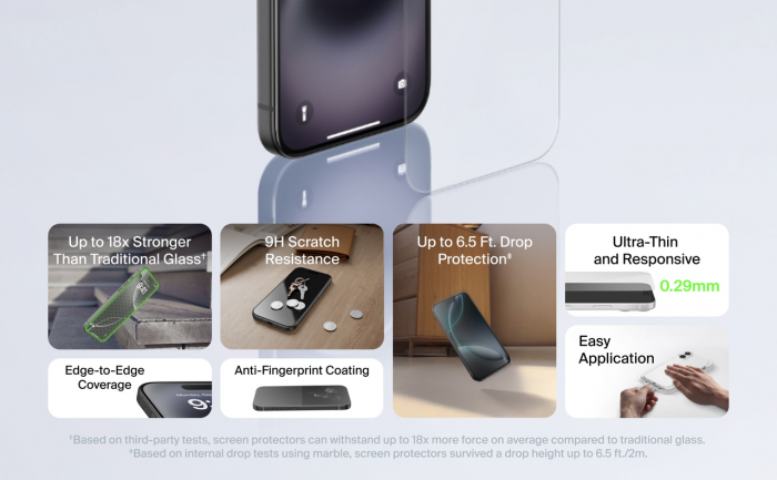 Захисне скло Belkin для iPhone Air, Screen Protector (1 Pack)