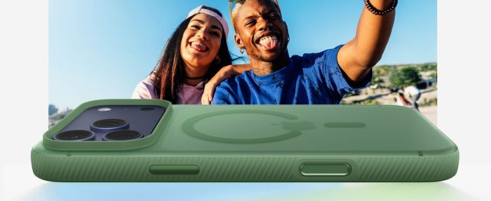 Чохол Belkin для iPhone 17 Pro Max, Magnetic Protective Grip, Sage