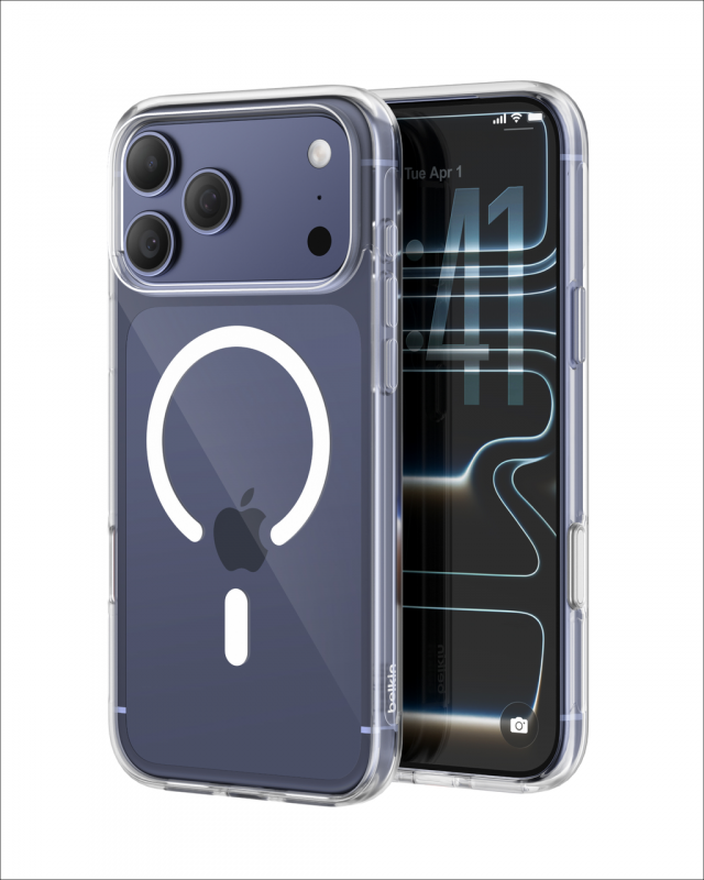 Чохол Belkin для iPhone 17 Pro Max, Magnetic Protective Clear