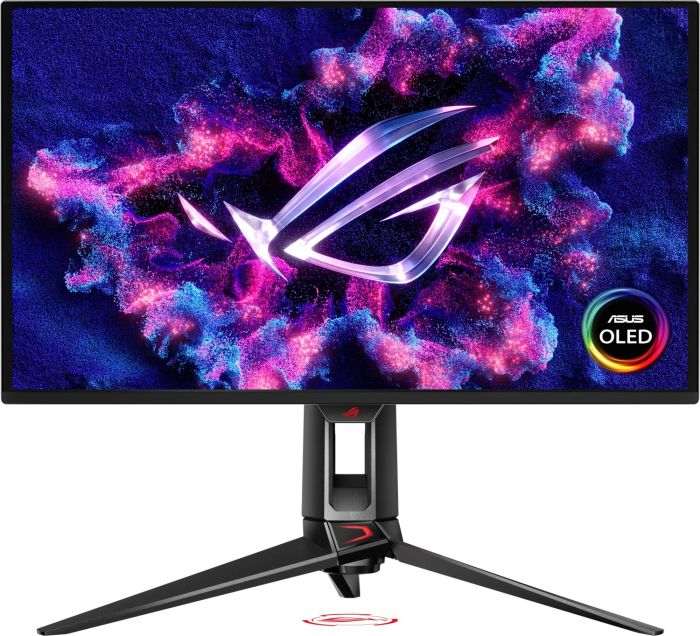 Монітор Asus 26.5" ROG Swift PG27UCDM 2xHDMI, DP, USB-C, 3xUSB, QD-OLED, 3840x2160, 240Hz, 0.03ms, DCI-P3 99%, FreeSync, Pivot, HDR400