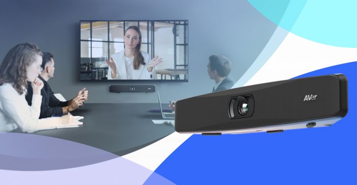 Система відеоконференцзв'язку AVer VB150, 5x Zoom, 4K, 3 х Uni-mic, радіус дії 5 м, динамік 6 Вт, чорний