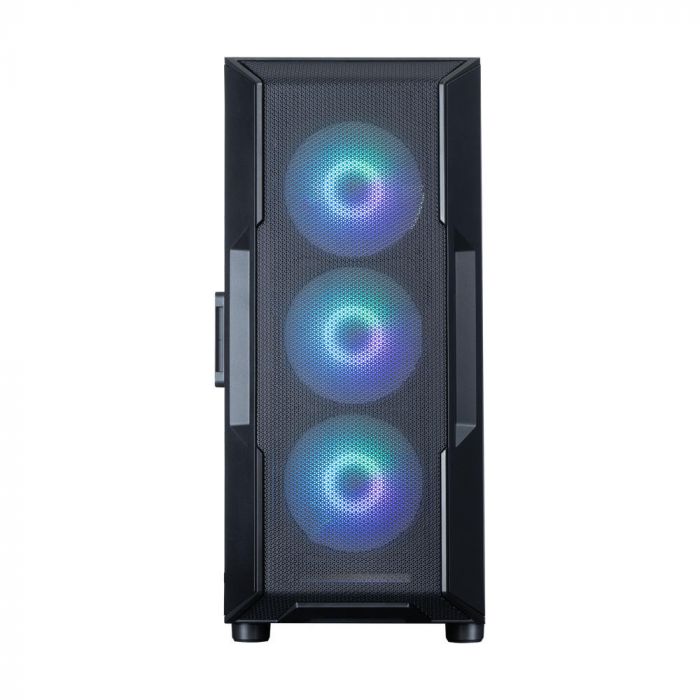 Корпус Zalman I3 Neo ARGB V2 без БЖ, 2xUSB3.0, 1x Type C, 4x120мм ARGB, VGA 355мм, LCS ready, TG Side Panel, ATX, чорний