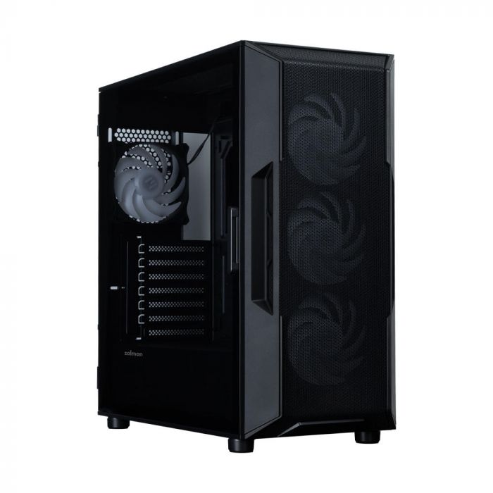 Корпус Zalman I3 Neo V2 без БЖ, 2xUSB3.0, 1x Type C, 4x120мм RGB, VGA 400мм, LCS ready, TG Side Panel, ATX, чорний