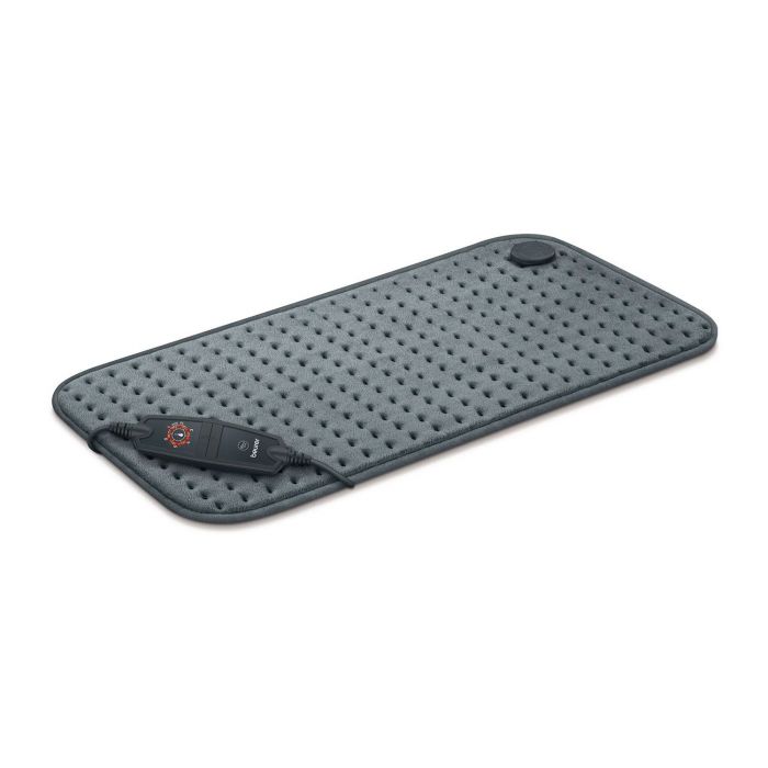 Електрогрілка Beurer традиційна форма, 60х30см, 100Вт, 6 режими, мікроволокно, мікроволокно, сірий