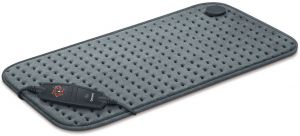 Електрогрілка Beurer традиційна форма, 60х30см, 100Вт, 6 режими, мікроволокно, мікроволокно, сірий