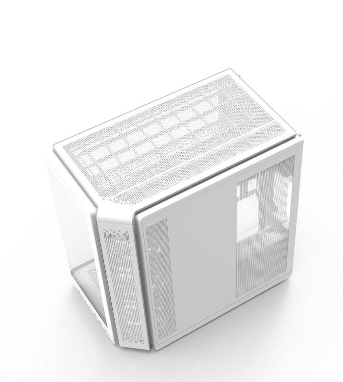 Корпус Zalman P60 без БЖ, 2xUSB3.0, 1x Type C, 3x120мм ARGB Reverse, 2x120мм ARGB, VGA 435мм, LCS ready, Curved Tempered Glass, Dual Chamber, ATX, білий