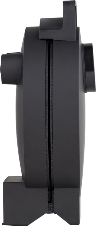 Міні-гриль  Gorenje 1000Вт, алюміній, пластина д/вафель, корпус-метал, чорний