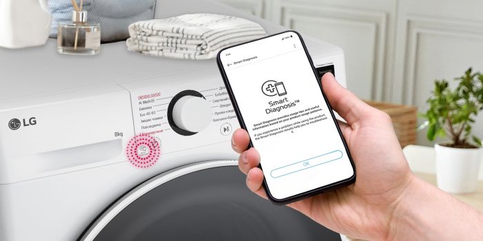 Пральна машина LG фронтальна, 8кг, 1200, A, 48см, дисплей, пара, інвертор, білий
