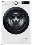 Пральна машина LG фронтальна, 9кг, 1200, A, 48см, дисплей, пара, інвертор, білий