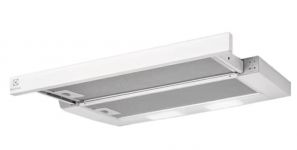 Витяжка Electrolux телескопічна, 59см, 410м.куб/год., білий