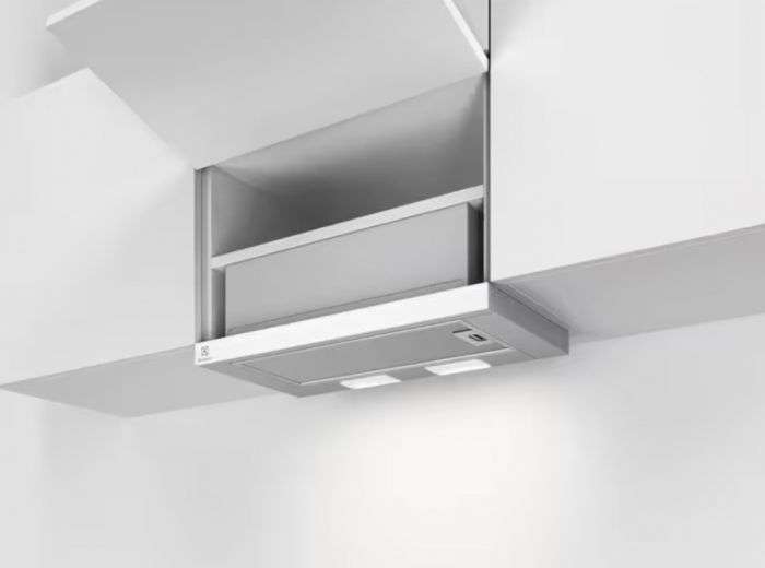 Витяжка Electrolux телескопічна, 59см, 410м.куб/год., білий