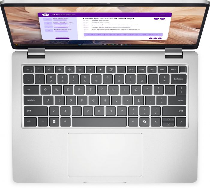 Ноутбук Dell Pro 14 Plus 14" FHD+ AG, Intel U7-265U, 32GB, F512GB, UMA, Lin, сріблястий