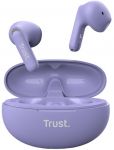 Навушники TWS Trust Yavi Earphones BT 5.3, ENC, SBC, Mic, Фіолетовий