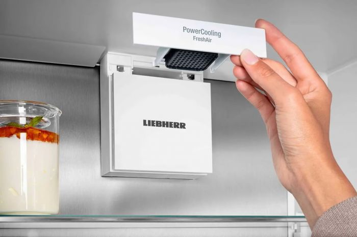 Холодильник Liebherr вбудований багатодверний, 177x111.8х54.6, холод.відд.-277л, мороз.відд.-138л, 4дв., A++, NF, інв., диспл внутр., зона св-ті, білий