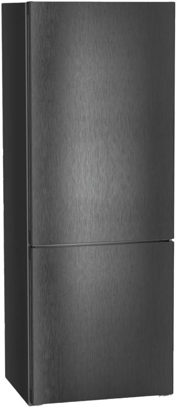 Холодильник Liebherr з нижн. мороз., 201.5x74.7х67.5, холод.відд.-346л, мороз.відд.-128л, 2дв., A++, NF, диспл внутр., чорний