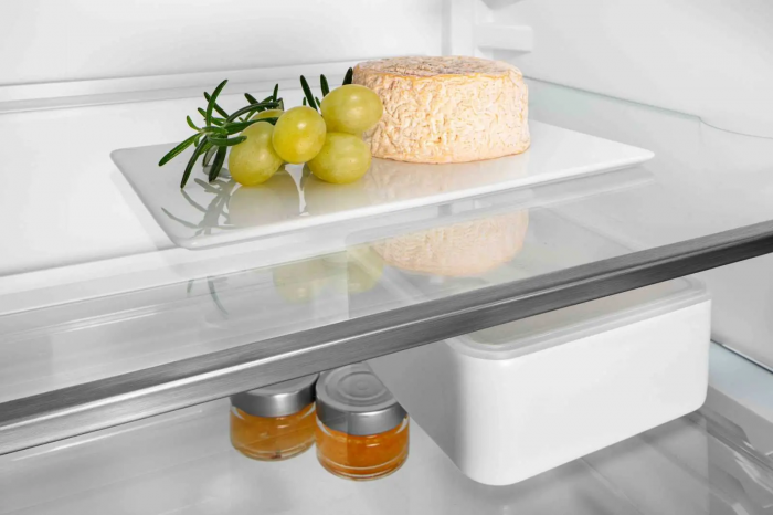 Холодильник Liebherr з нижн. мороз., 201.5x74.7х67.5, холод.відд.-346л, мороз.відд.-128л, 2дв., A++, NF, диспл внутр., сірий