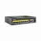 Комутатор Netis P110GH 8xFE PoE, 3xGE (2xUplink, 1xSFP), 120Вт, Некерований