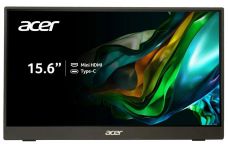 Монітор портативний Acer 15.6W" PM161QBBMIUUX miniHDMI, 2xUSB-C, MM, IPS, 4ms