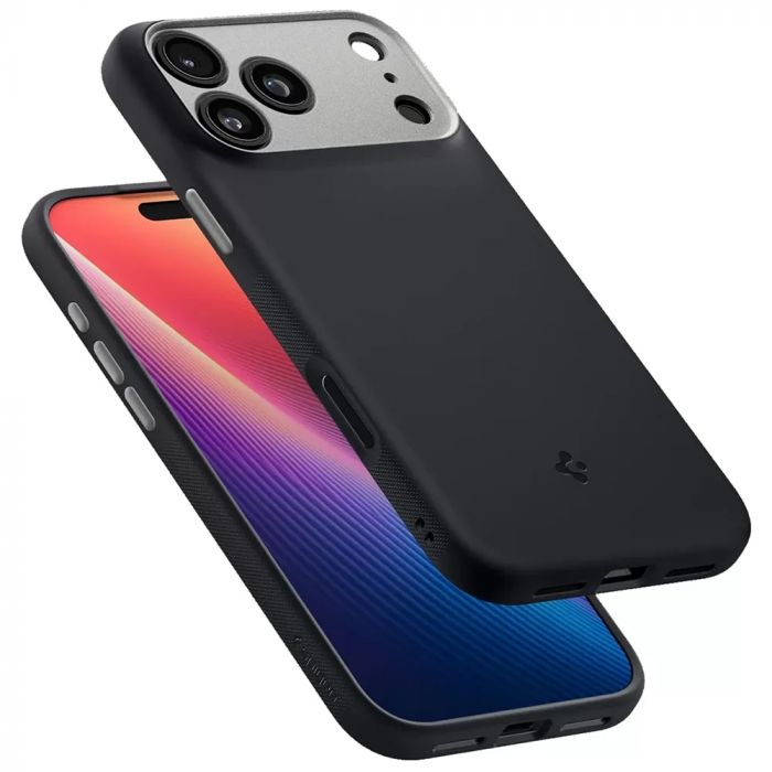 Чохол Spigen для iPhone 17 Pro Max, Nano Pop MagFit, Black Sesame