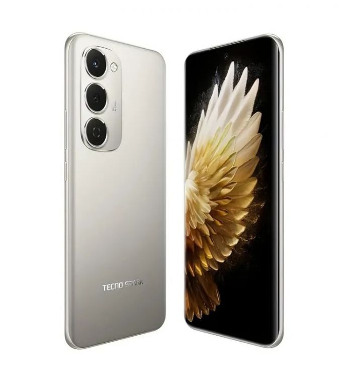 Смартфон TECNO Spark 40 PRO+ (KM7) 6.78" 8/256ГБ, 2SIM, 5200мА•год, Moon Titanium