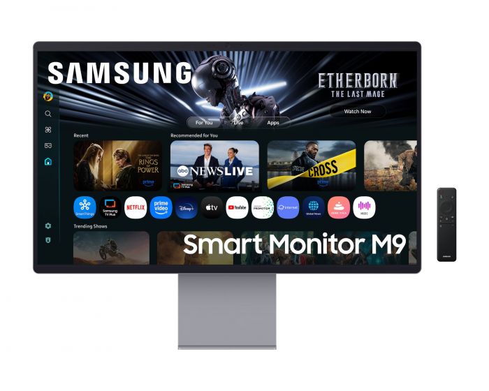 Монітор Samsung 32"S32FM902 HDMI, USB, Bluetooth, MM, OLED, 3840x2160, 165Hz, 0.03ms, HDR10+