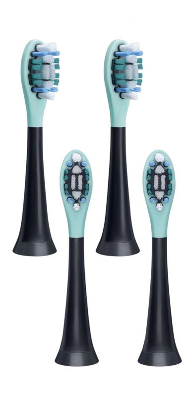 Насадки для зубних щіток Beurer SC 30/50 Premium Protection Plus, для чутливих ясен, 4 шт в комлекті, чорні