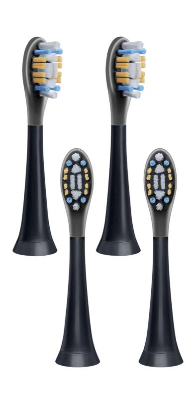 Насадки до зубних щіток Beurer SC 30/50 Premium Plaque Eraser, проти нальоту, 4 шт в комплекті, чорні