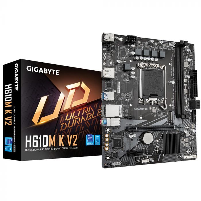 Материнська плата GIGABYTE H610M K V2 s1700 H610 2xDDR5 HDMI DP mATX