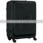 Валіза Wenger Skyon Hardside Large, велика, полікарбонат, TSA, 4 колеса, розширення, чорний