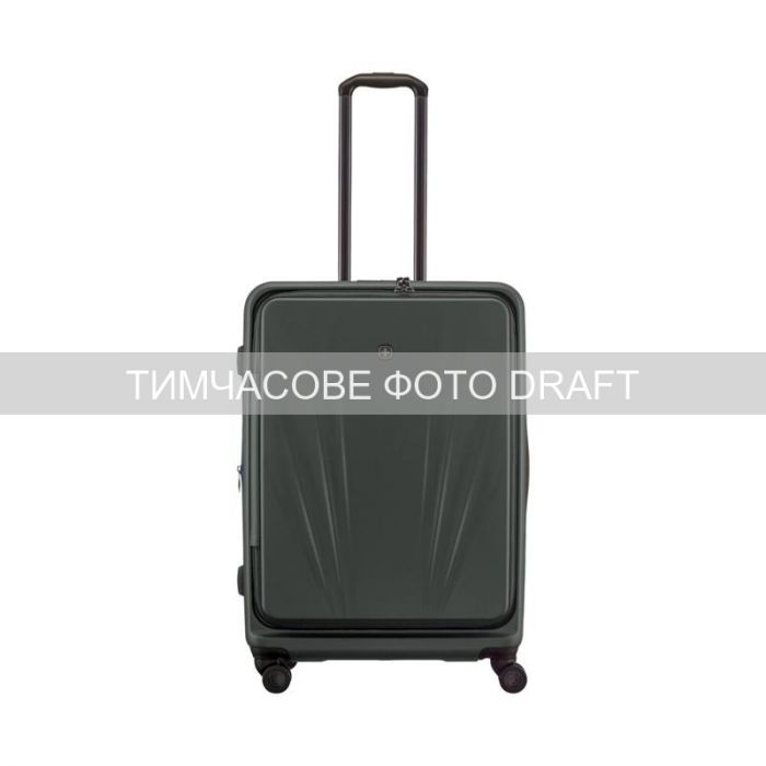 Валіза Wenger Skyon Hardside Large, велика, полікарбонат, TSA, 4 колеса, розширення, сірий