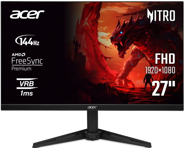 Монітор Acer 27" QG271P6bip HDMI, DP, IPS, 144Hz, 1ms