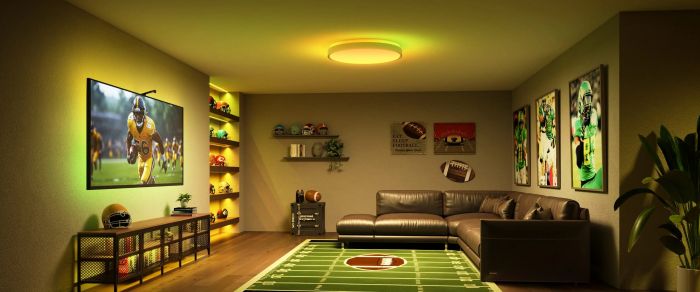 Потолочний світильник Govee 38cm Smart Ceiling Light Pro, RGBICWW, WI-FI/Bluetooth, білий