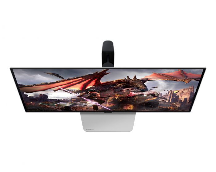 Монітор Samsung 32" Odyssey G80SD HDMI, DP, USB, Bluetooth, OLED, 3840x2160, 240Hz, 0.3ms, G-Sync Compatible