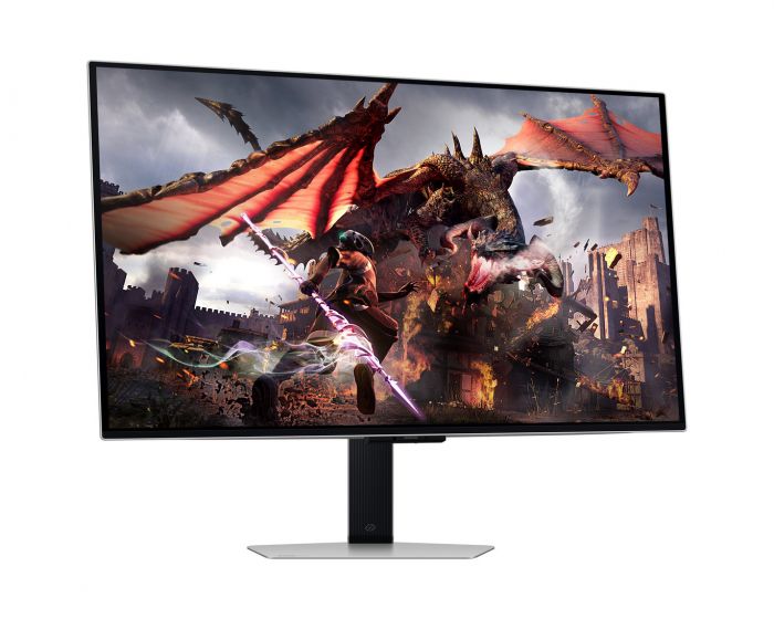 Монітор Samsung 32" Odyssey G80SD HDMI, DP, USB, Bluetooth, OLED, 3840x2160, 240Hz, 0.3ms, G-Sync Compatible