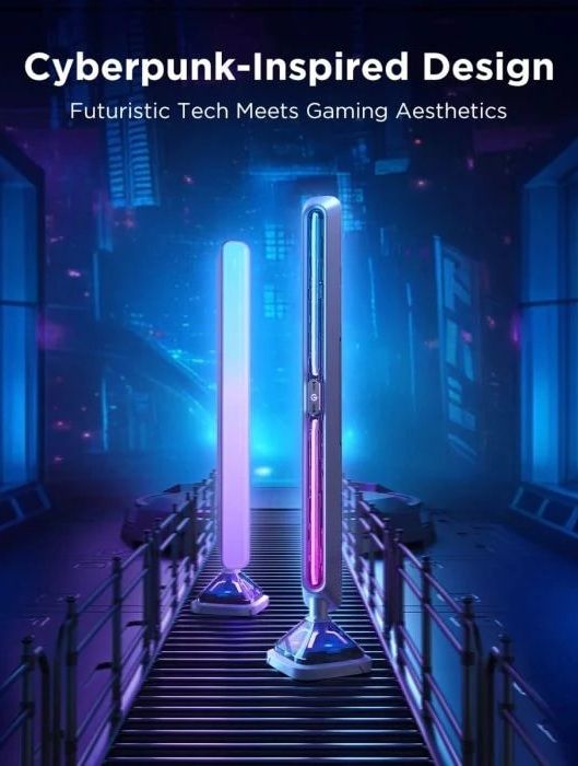 Набір адаптивного підсвічування Govee H6048 Govee Gaming Light Bars Pro, RGBIC, WI-FI/Bluetooth, чорний