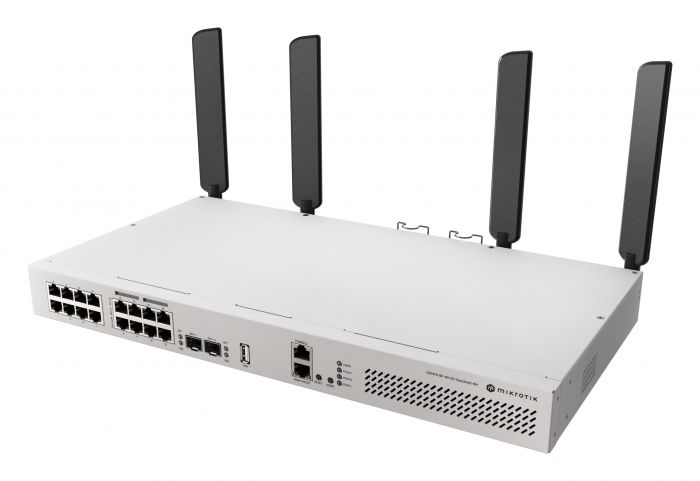 Комутатор MikroTik Cloud Router Switch CRS418-8P-8G-2S+5axQ2axQ-RM