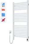 Рушникосушка Navin електрична Авангард Х, 1000х480х71мм, Wi-Fi, сталь, білий, ліве підключення