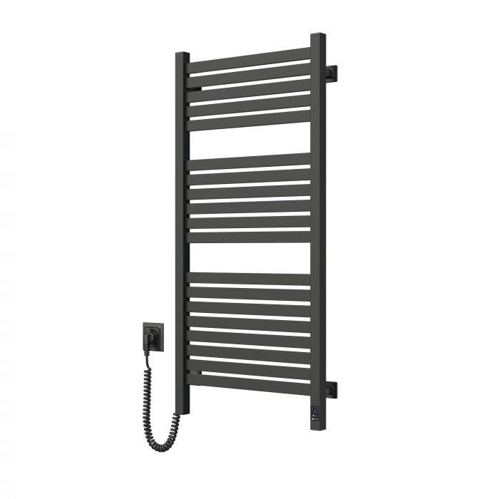 Рушникосушка Navin електрична Авангард Х, 1000х480х71мм, Wi-Fi, сталь, чорний муар, ліве підключення