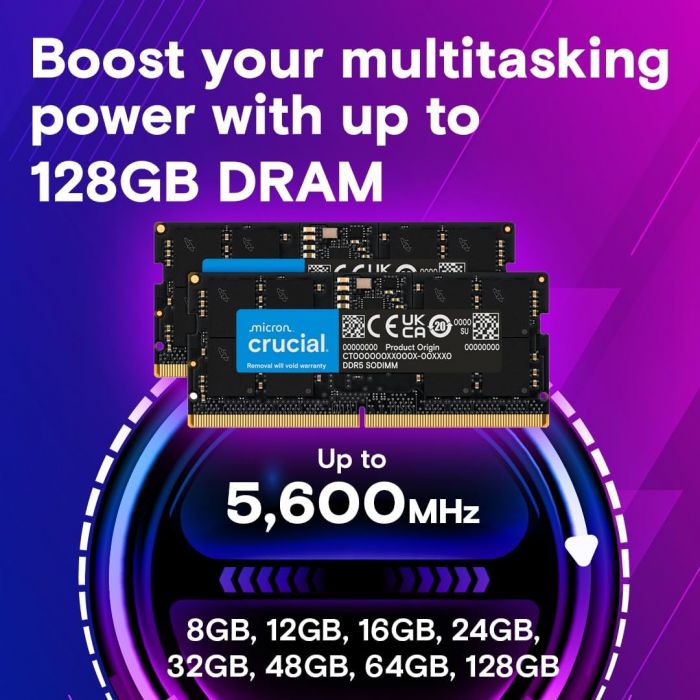 Пам'ять ноутбука Crucial DDR5 16GB 5600
