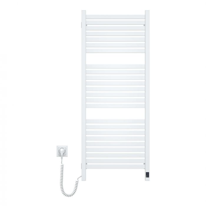 Рушникосушка Navin електрична Авангард Х, 1200х480х71мм, Wi-Fi, сталь, білий, ліве підключення