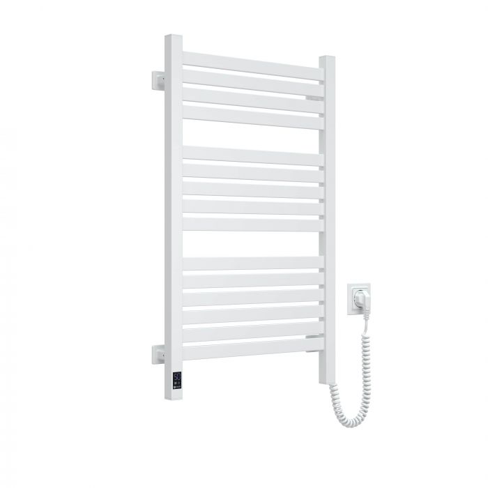 Рушникосушка Navin електрична Авангард Х, 800х480х71мм, Wi-Fi, сталь, білий, праве підключення