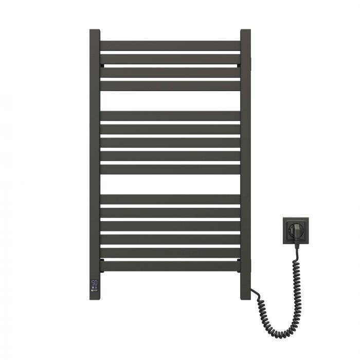 Рушникосушка Navin електрична Авангард Х, 800х480х71мм, Wi-Fi, сталь, чорний муар, праве підключення