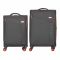 Набір валіз 2E, Trek, (M+S), TSA, 4 колеса, + 2 рюкзаки Cabin (2E-BPET-CABIN-GR), поліестр, сірий