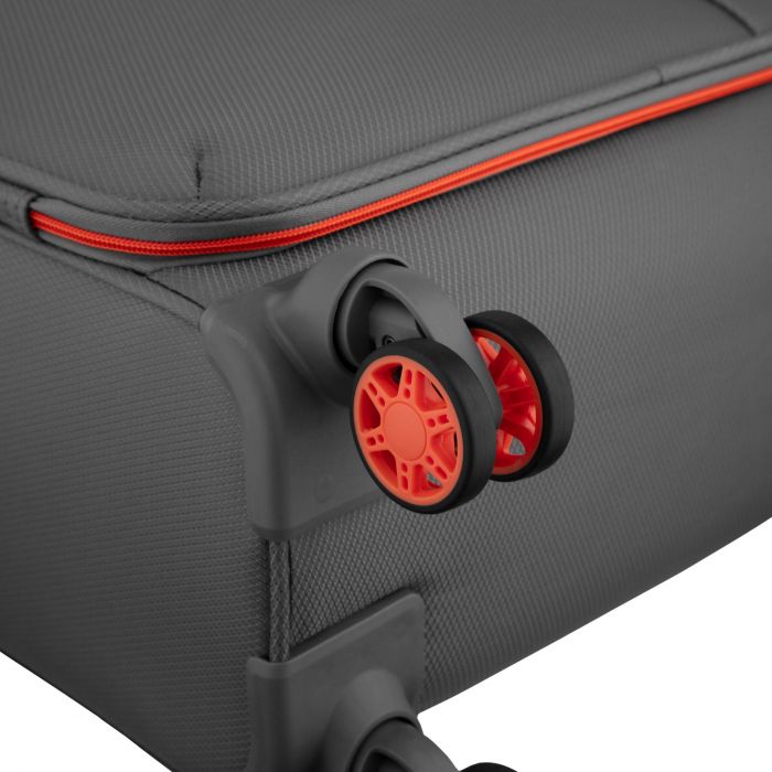 Валіза 2E, Trek, поліестер, велика, 97/117л, TSA, 4 колеса, EXP, сірий