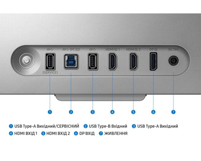 Монітор Samsung 27" Odyssey 3D G90XF HDMI, DP, USB, MM, IPS, 3840x2160, 165Hz, 1ms