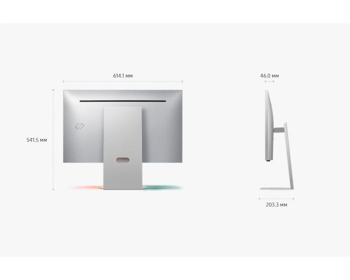 Монітор Samsung 27" Odyssey 3D G90XF HDMI, DP, USB, MM, IPS, 3840x2160, 165Hz, 1ms