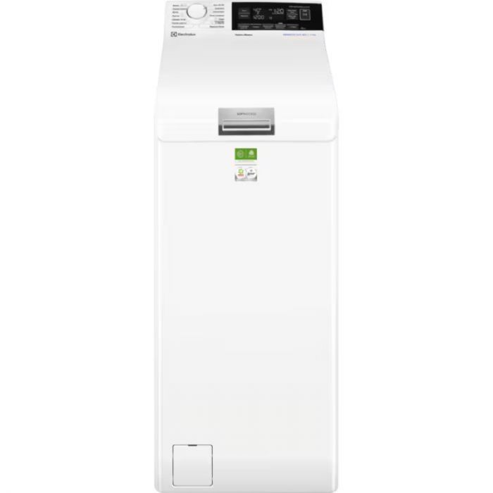 Пральна машина Electrolux вертикальна, 7кг, 1300, A, 60см, дисплей, пара, інвертор, білий