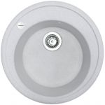 Мийка кухонна Adamant Sun, штучний камінь, кругла, без крила, 510x200мм, чаша - 1, врізна, Old stone